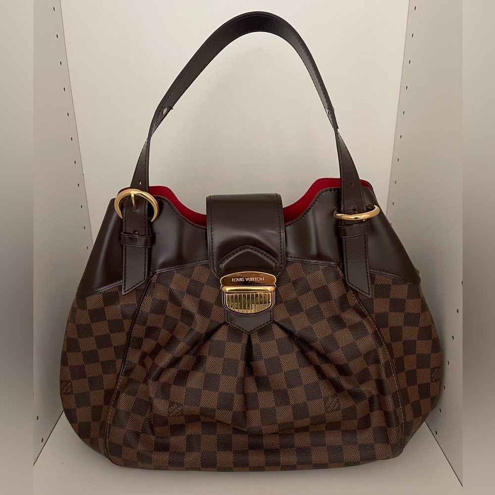 LOUIS VUITTON DAMIER EBENE SISTINA GM